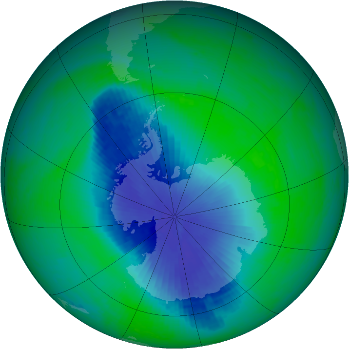 Ozone Map 2001-11-30